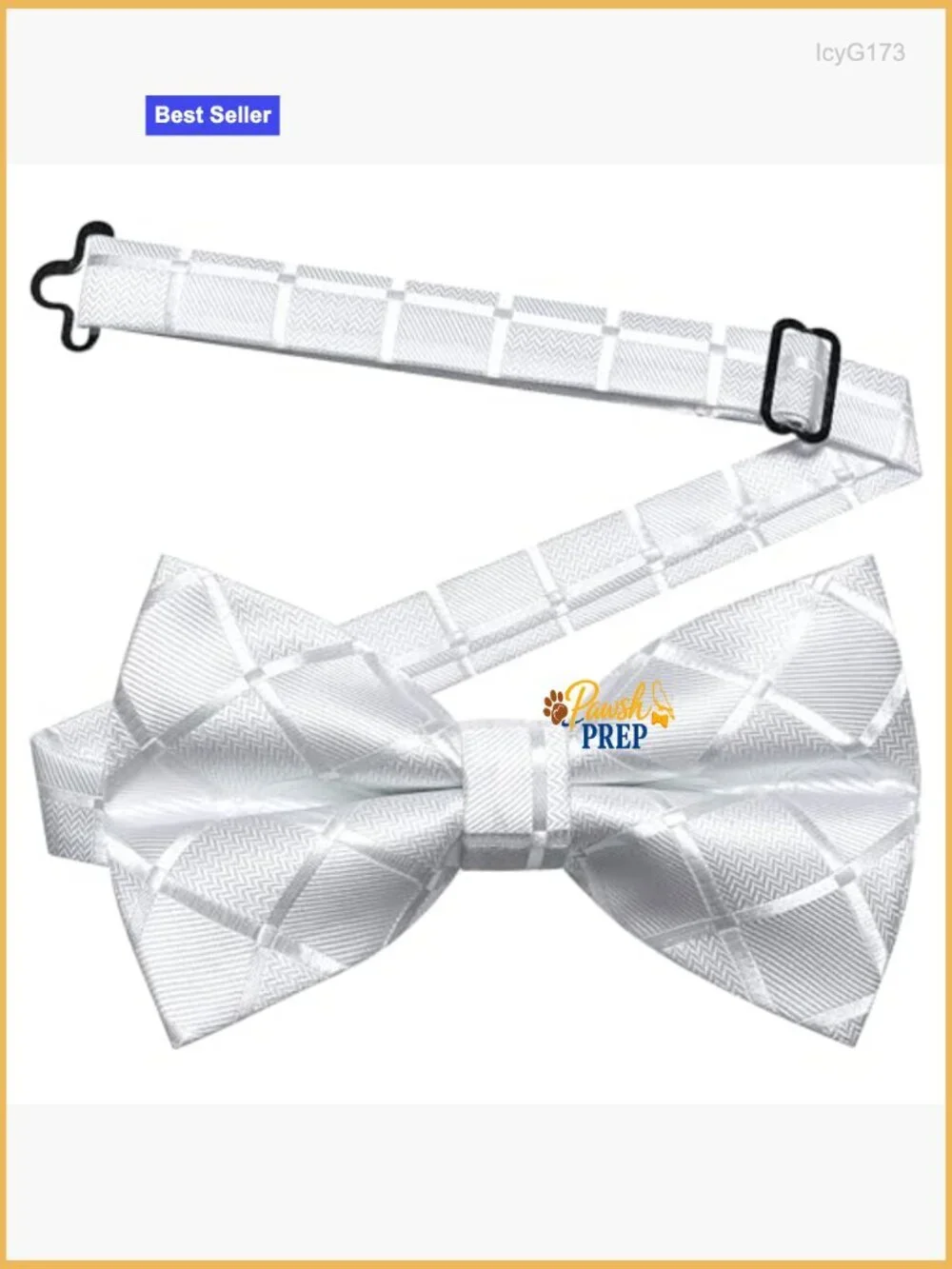 Silk Blend Pre-Tied Bow Tie Set with Pocket Square and Cufflinks